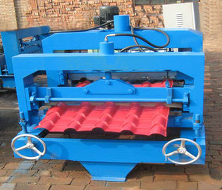 Машина ПЛК застекленная системой управления кафельная для покрытого цветом железного листа толя