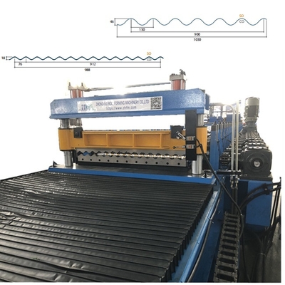 Станок для профилирования гофрированных металлических листов для кровли