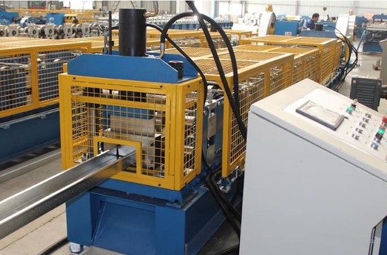 Гидравлическое прокалывание 18 станций C Purlin Roll Forming Machine PLC