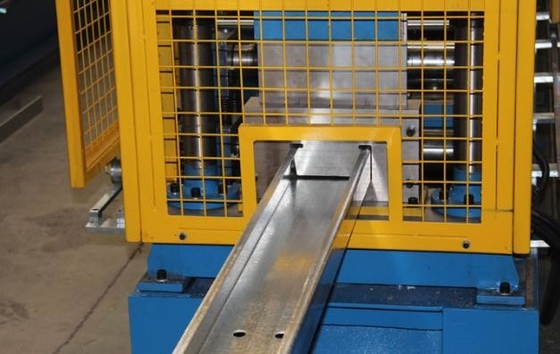 Гидравлическое прокалывание 18 станций C Purlin Roll Forming Machine PLC