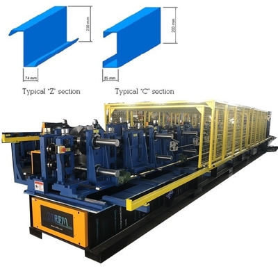 Полностью автоматическая регулируемая CZ Purlin Machine перед стрижкой