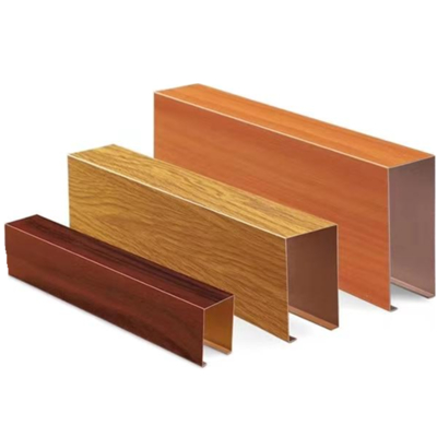 Алюминиевая прокатная машина с профилем баффловой трубы для изготовления декоративных полос на потолке