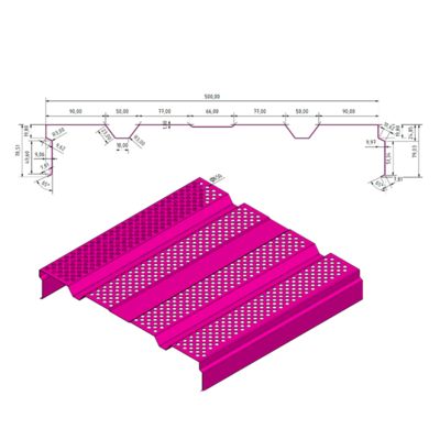 Машина для формования профилей акустических звукозащитных панелей